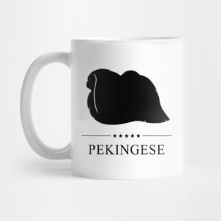 Pekingese Black Silhouette Mug